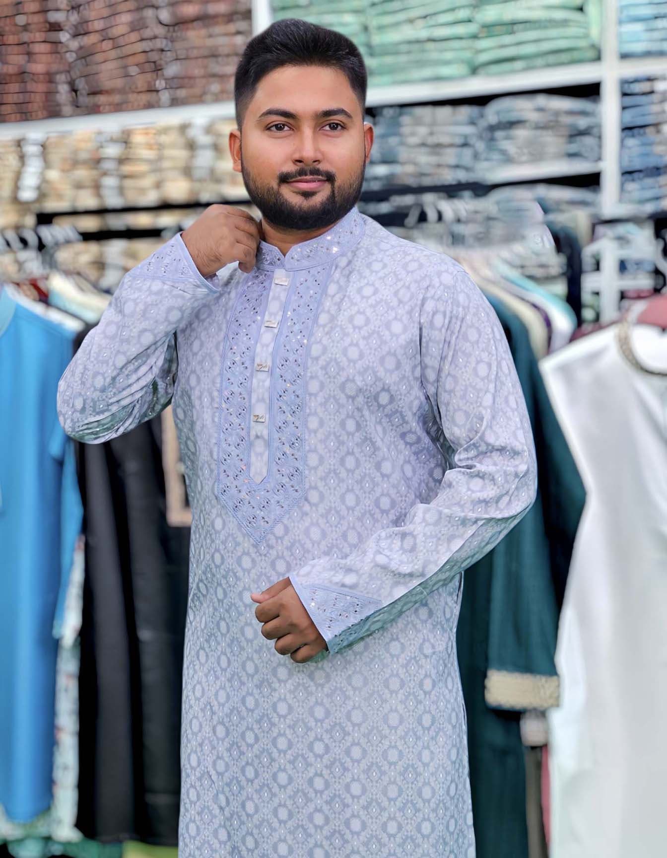 এ্যাস-কালার পাঞ্জাবী Code:691 - Image 1